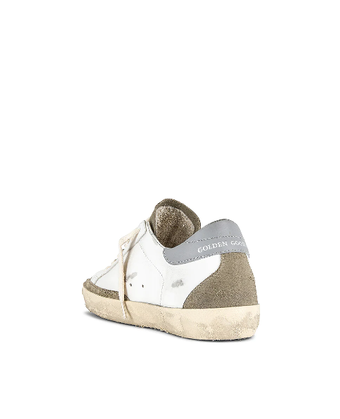 Golden Goose Deluxe Brand Sneakers Super Star White Taupe Grey Soho-Boutique