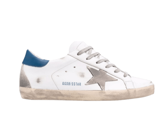 Golden Goose Deluxe Brand Sneakers Superstar White Ice Blue Soho-Boutique