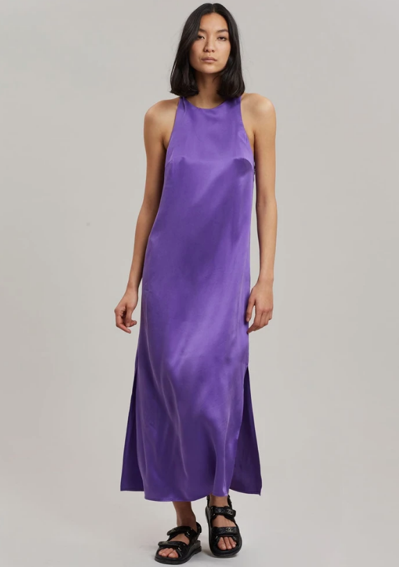 LouLou Studio Dress Sula Dress, Purple Soho-Boutique
