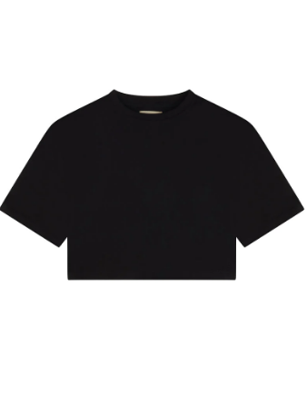 LouLou Studio T-Shirt Gupo T-Shirt, Black Soho-Boutique