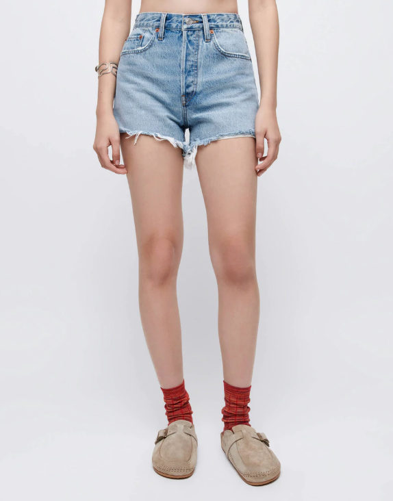 RE/DONE Shorts 70s High Rise Short, 60s Fade Soho-Boutique