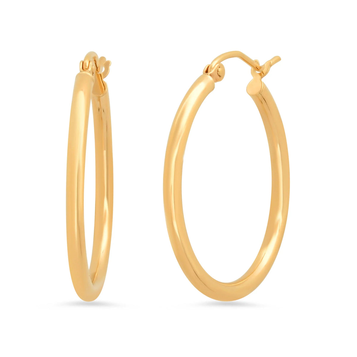 SHYLEE ROSE Fine Jewelry 1" Skinny Hoop Earrings Soho-Boutique