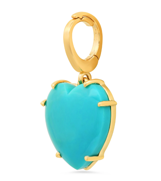 SHYLEE ROSE Turquoise Heart Charm Soho-Boutique