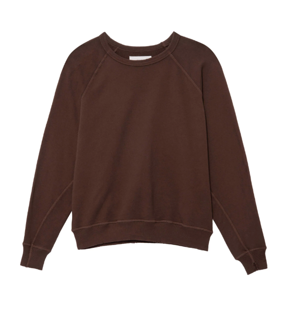 The Great Sweatshirt The College Sweatshirt, Walnut Soho-Boutique