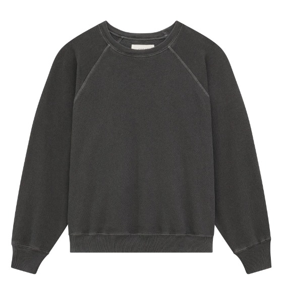 The Great Sweatshirt The Shrunken Sweatshirt, Washed Black Soho-Boutique