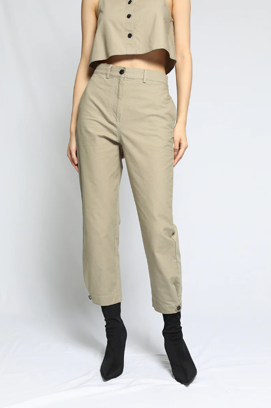 The Range Pants Woven Pleated Cuff Pant Soho-Boutique