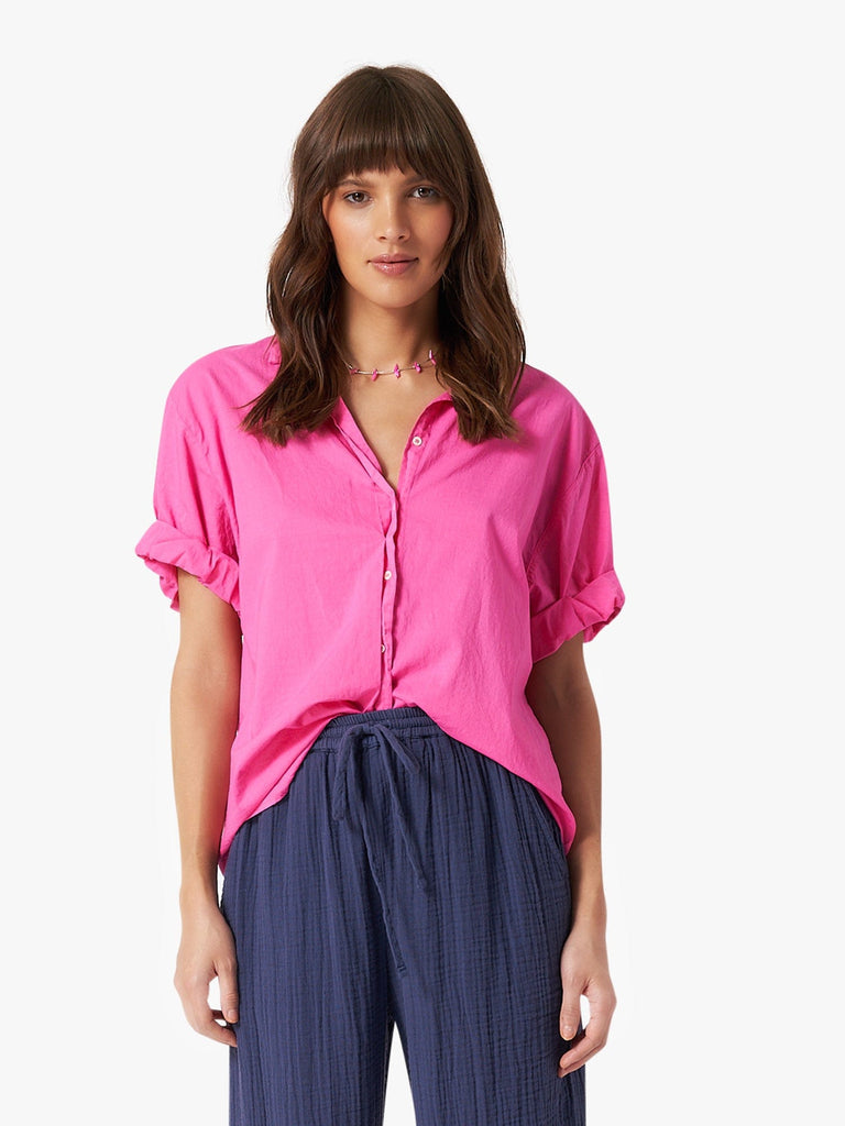 Xirena Shirt Channing Shirt, Pink Soho-Boutique
